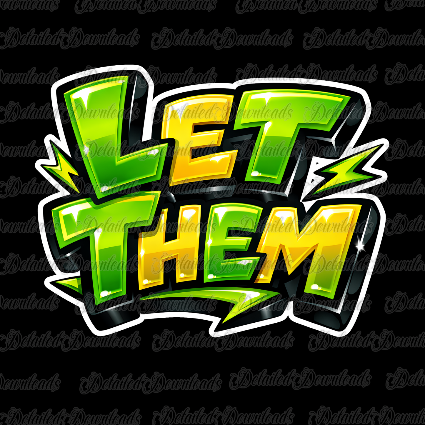 Let Them | Self Help PNG