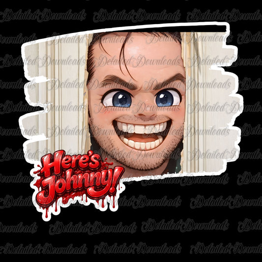 Here's Johnny PNG